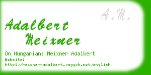 adalbert meixner business card